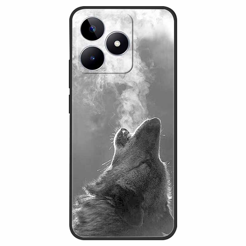 For Realme C53 Case Shockproof Soft silicone TPU Back Cover For OPPO Realme C53 4G Phone Cases Cartoon RealmeC53 C 53 2023