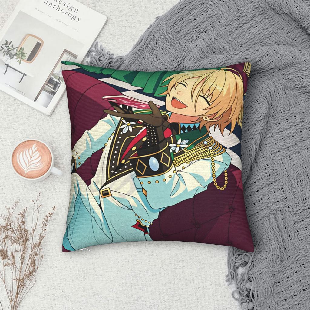Pillow Cover Ensembles-Stars Kawaii Pillow Case For Living Room Chair Pillowcases
