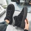 Board shoes European and American casual Martin boots dark dirt-resistant mid-top leather boots retro leather shoes
