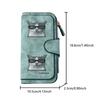 Cat with Sunglasses Long Zipper Wallet, Large Capacity Card Holder, Unisex Clutch Bag, Fashionable Zipper Coin Purse, Suitable for Daily Use, A Great
