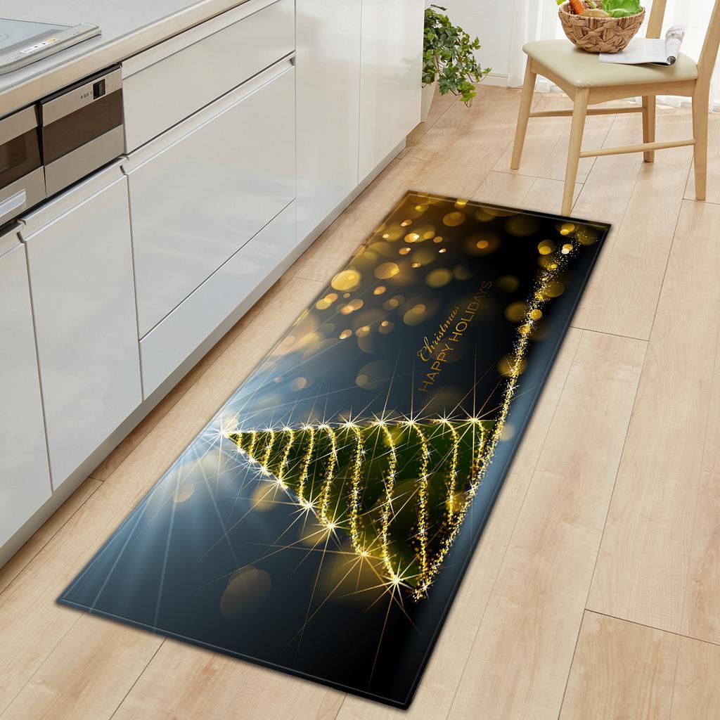 Christmas Kitchen Sand Carpet Doormat Long Floor Mat