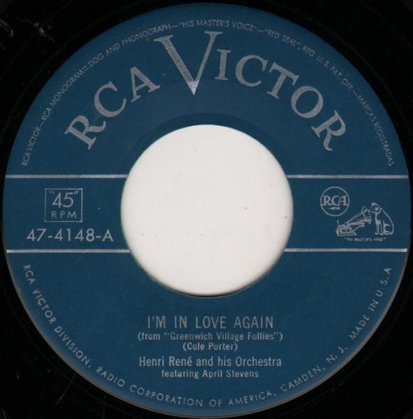 

7inch Record HENRI RENÉ & HIS ORCHESTRA - I m In Love Again 474148 RCA Victor 1951 US Jazz Used