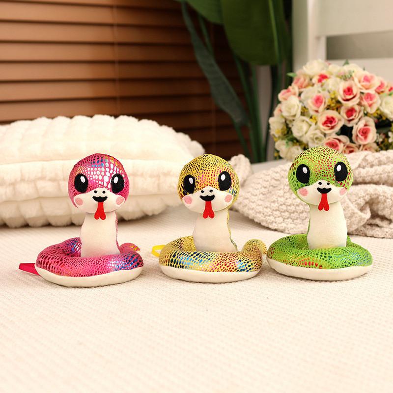 Toys Animal Cartoon Snake Plush Toys Mascots Childrens Dolls Gifts Birthday
