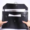 Large Capacity A4 Leather File Bag - Multifunctional Business Office Folder