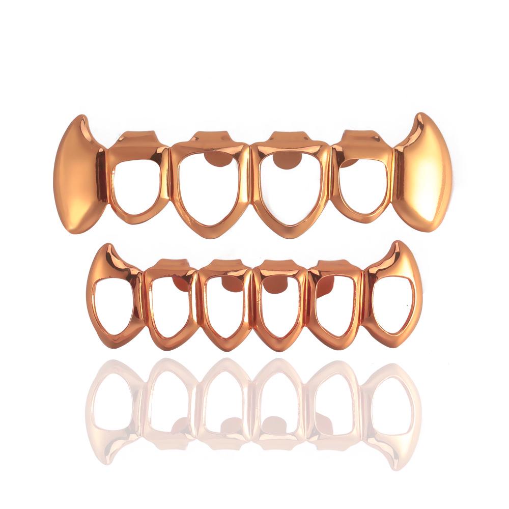 Four-Hole Pointed HIPHOP Halloween False Teeth Masquerade Props