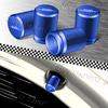 4pcs Car Metal John Cooper Works Logo Wheel Tire Valve Stem Cap Dust Rim Covers For Mini Cooper S R50 R56 F55 F56 F60 Countryman ASZ40