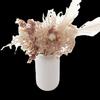 Wabi-Sabi Retro Floral Arrangement with Eucalyptus & Reed Grass for Home Decor & Photography
