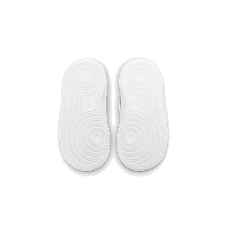 Nike Air Force 1 Toggle Low Top Skateboard Shoes White Red Yellow Infant And Toddler CU5289-102