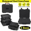 Protective Safety Instrument Tool Box Waterproof Shockproof Storage Toolbox Sealed Tool Case Impact Resistant Suitcase Sponge