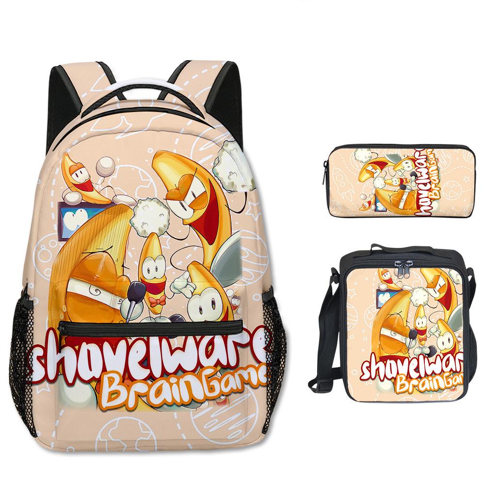 Iconique Préféré Drôle Little Nightmares 2 Design 3D 3 pièces/Ensemble élève Apprenant Sacs Sortie Ordinateur Portable Quotidien Sac à Dos Bandoulière Sac Fourre-tout Trousse à Crayons