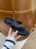 Women's Retro Thick Soled Flip Flops, Women's Outdoor Wear, Summer Versatile Vacation Style Sandals, Beach Flat Sandals, Cool Sandals