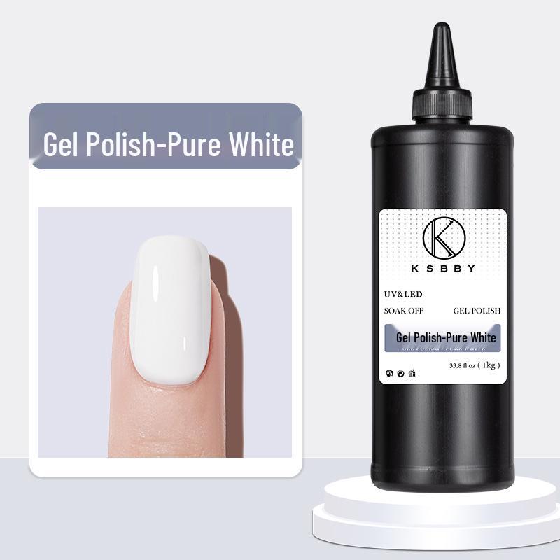 

KSBBY Гель-лак: 1 кг Экстра Черно-белый, Полупрозрачный Черно-белый, Цвет в один слой - Эксклюзив для салонов маникюра