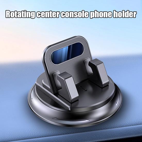 Car Phone Holder Dashboard, 360 Degree Rotating Adhesive Cell Phone Mount for Car, Anti Shake Stable Universal Stand for Most Phones