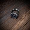 Adjustable Open Ring Men Women Vintage Gear Design Copper Plated Retro Stylish Statement Jewelry