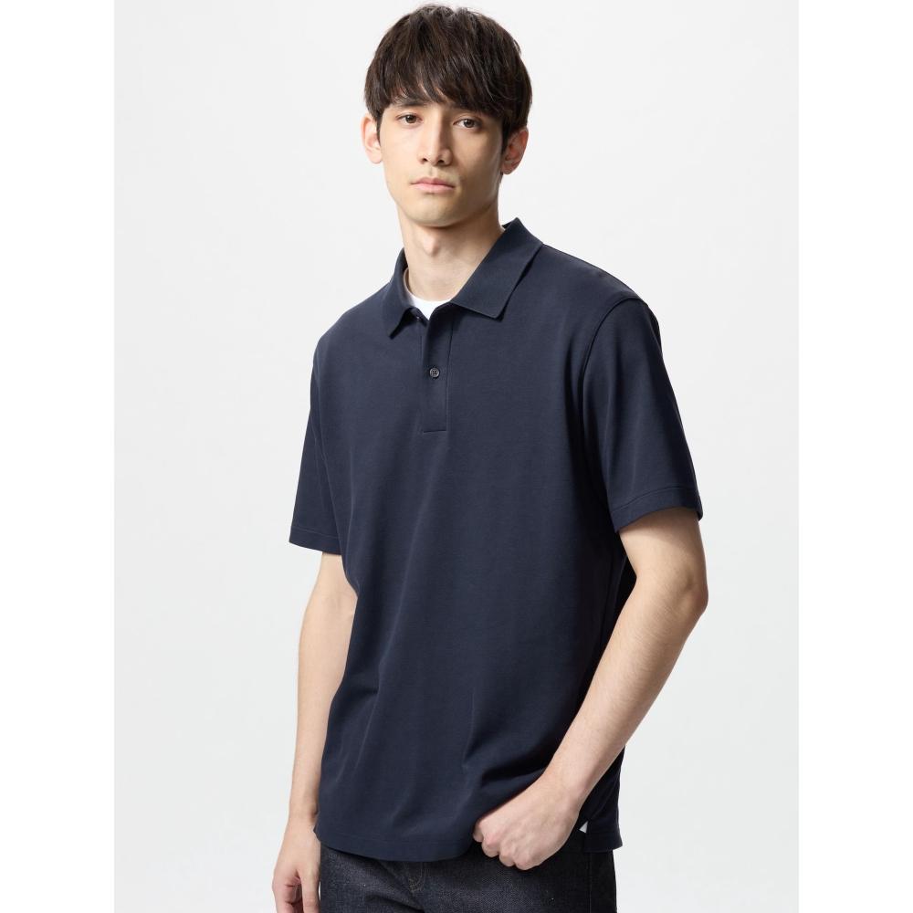Uniqlo Airism Cotton Pique Polo Shirt