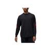 Nike SS25 Rare Air Fashion Comfortable Pullover Long Sleeve T-Shirt Men Tops Black Chile-Red IB3134-010