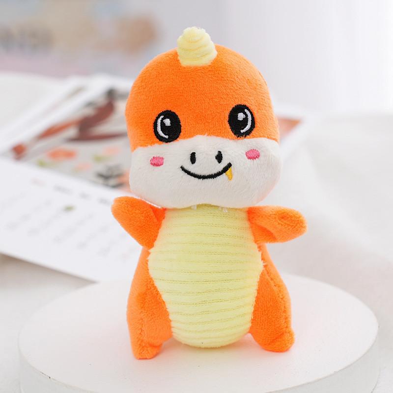 Adorable Big-eyed Dinosaur Plush Keychain Cute Cartoon Dinosaur Toy For Gifts