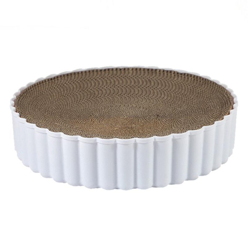 Round Corrugated Paper Cat Scratching Board Scratch Resistant Cat Claw Pet Toy Cat Pet Supplies