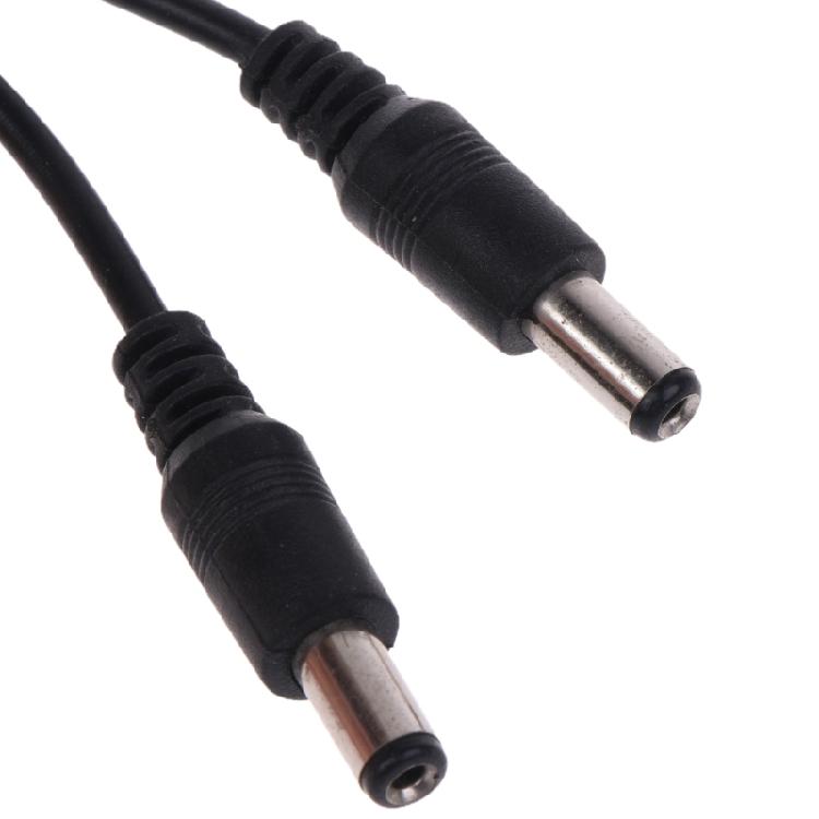 Durability 1Female to 2Male 5.5mmx2.1mm DC Power Supply Cable 36cm Length