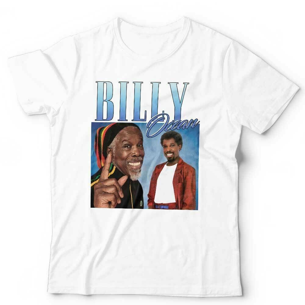 T-shirt Billy Ocean Apprezzamento Unisex Omaggio Ritorno al Passato Addio al Celibato Nubilato Divertente