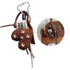 Elegant Charm Sturdy Plush Bowknot Love Keychains Charm Pendant for Trendy Women Bag Pendant and Car Jewelry Gifts