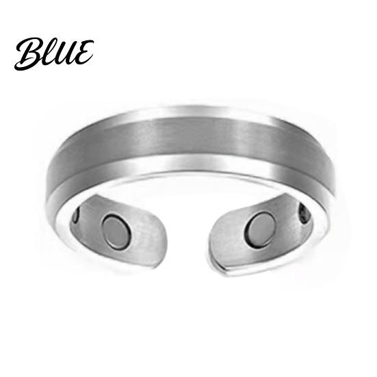 Knuckle Ring Lady Magnetic Adjustable Opening Design Polished Smooth Electroplated