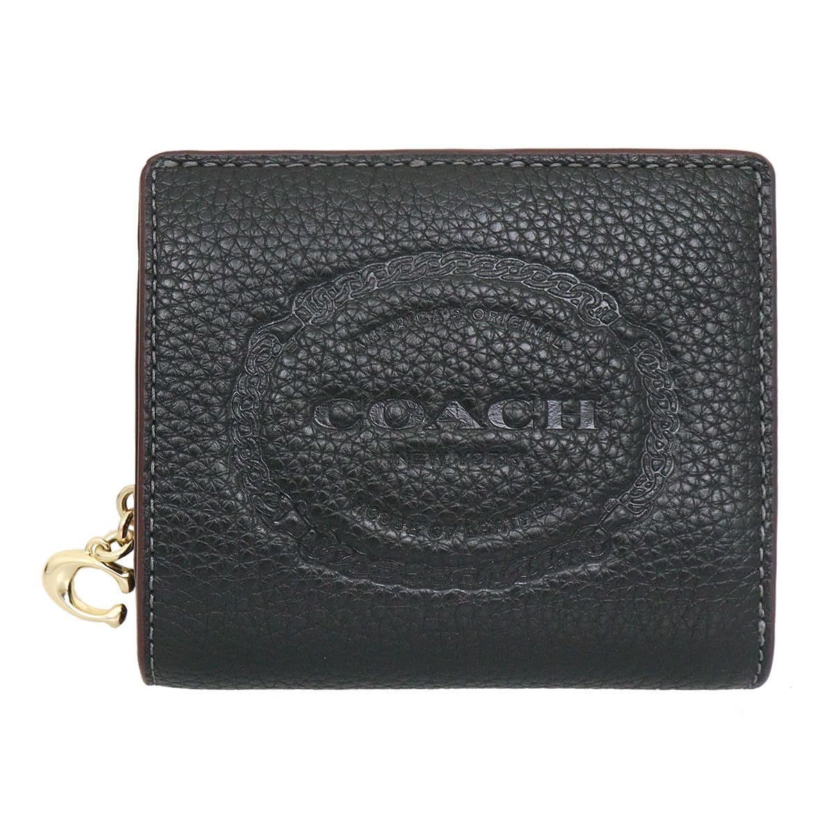 

Кошелек FCM216 CM216 Черный Heritage Шагреневая кожа C Charm Кнопка Круглый кошелек на молнии [Coach] (двудольный кошелек) Женский [Продукт Outlet] [Бренд] [Товар]