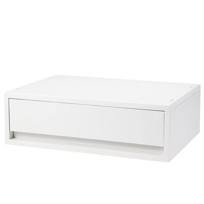 MUJI Recycled Polypropylene Small Item Storage White 37cm W X 26cm D X 12cm 84799655 Case, Wide, Medium, Gray, Approx. H,