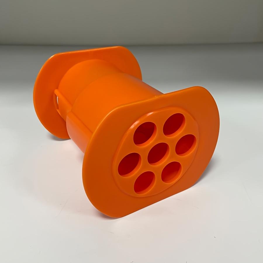 

1 шт. 7 отверстий Чивапчи Аппарат для приготовления колбасы Ручной Наполнитель для мяса, колбасы, хот-догов Форма Ресторан Кухонный инструмент оранжевый