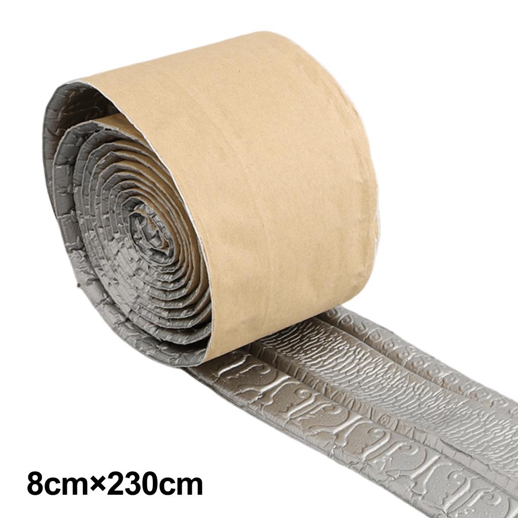 Non-Damaging Removable Wall Trim Sticker for Skirting Line Background Wall and Door Frame Decoration Without Drilling