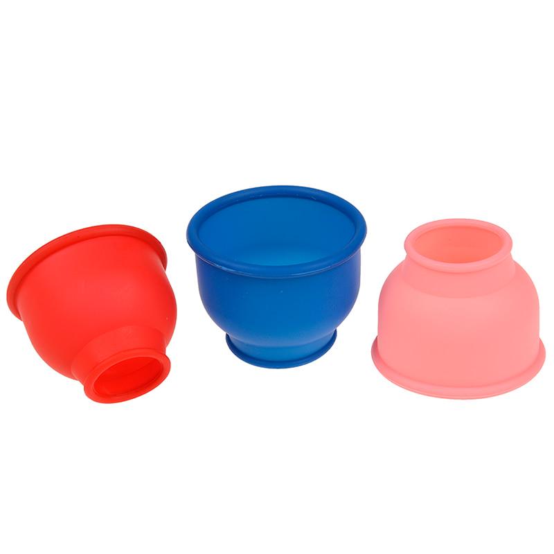 3PCS Male Penis Pump Rings Penis Vacuum Pump Cylinder Accessory Silicone Sleeves For Penis Pump