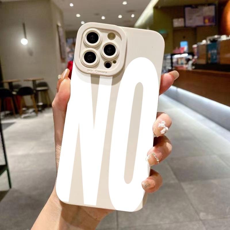 

English Words YES NO Phone Case For Samsung Galaxy A25 A56 A16 A06 A35 A05s A15 A34 A24 A05 A13 A73 A53 A23 A03 A13 4G 5G Samsung A03 4G