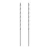 2pcs 3mm Diameter Auger Drill Bit HSS Material Straight Shank Drill Bit  For Hardened Metal