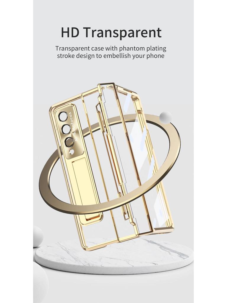Electroplated Phantom Hinge Case for Samsung Z Fold7/6/5/4/3
