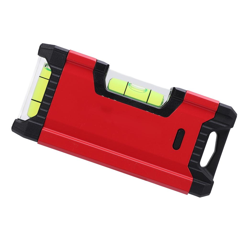 Bubble Level 11cm Long 0.5mm Accuracy Aluminum Alloy Small Horizontal Vertical Bubble Level Tool