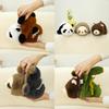 Adorable Reversible Panda Plush Toy Transforming Into Cute Panda Doll For Kids Gifts