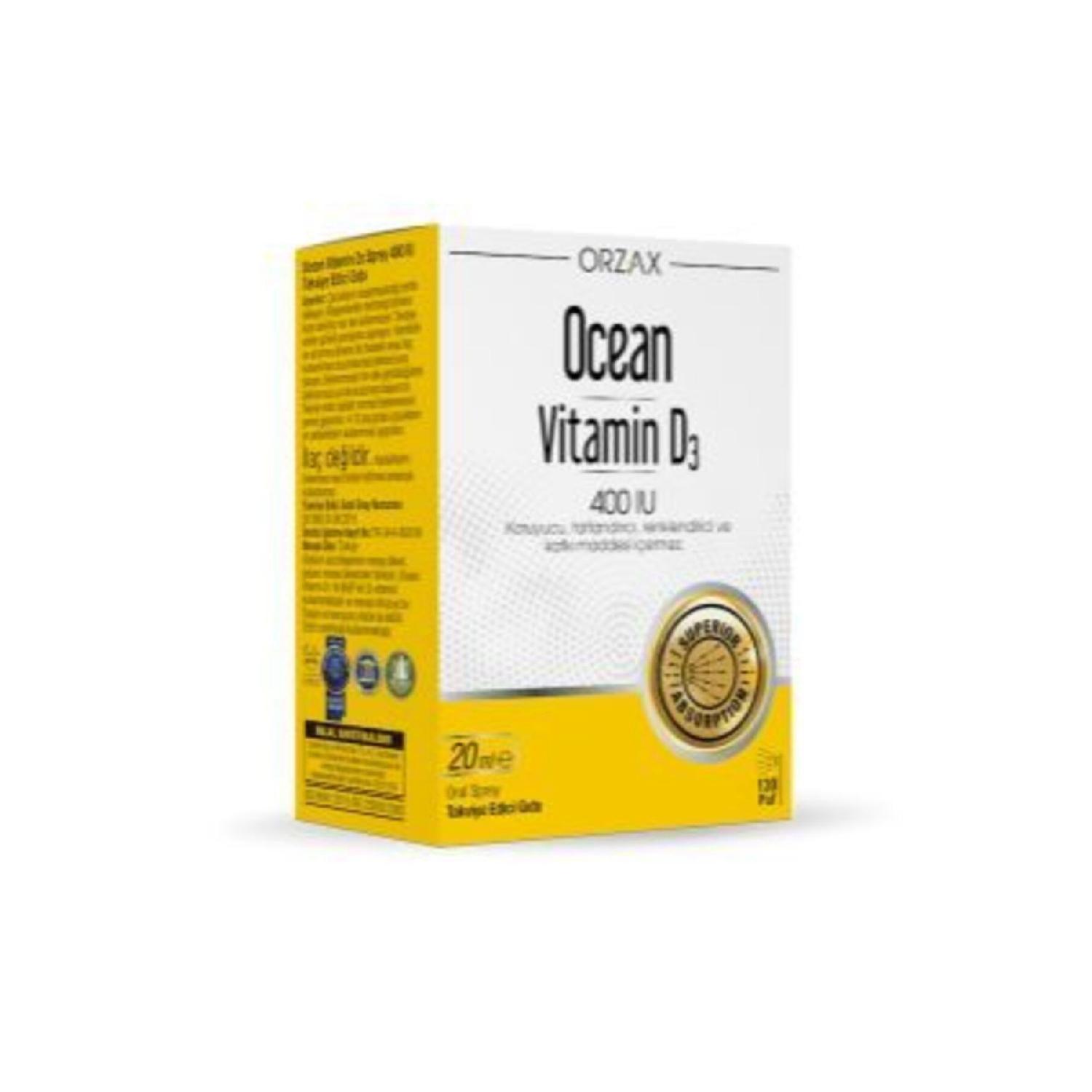 

For Ocean Children And Adults D3 400 Iu Spray 20 Ml