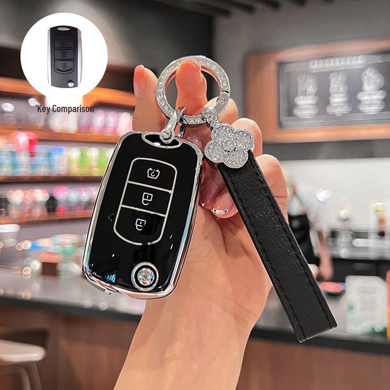 High-End Key Case for Dongfeng Fengguang 580/500, Mini S560, and 370 MiniEV with Buckle