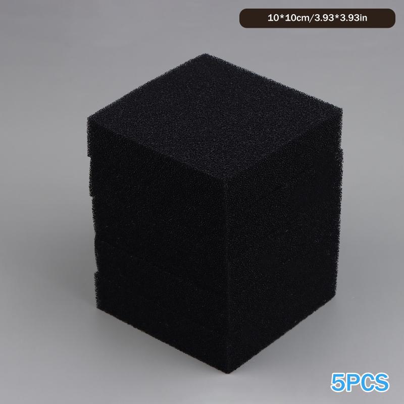 5 PCS Aquarium Filter Cotton Home 1 Set Compatible Aquarium Filter For Activated Carbon Filter Media