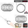 Shade Sail Wire Rope Kit 4/47/60/72Pcs Stainless Steel Hardware Kit Heavy Duty Anti-Rust Shelter Hardware Kit Set Tent Accessori