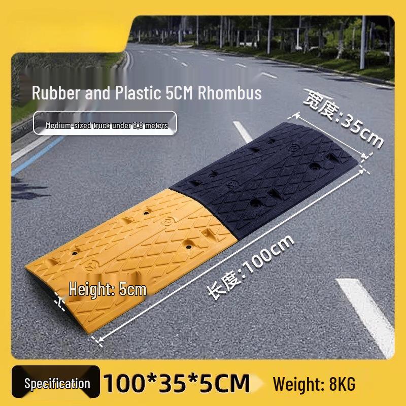Rubber Diamond Speed Bump