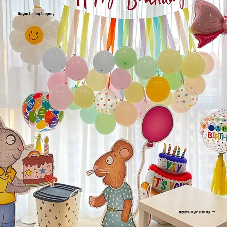 Erster Geburtstag Ballon Dekorationsset für Jungen und Mädchen