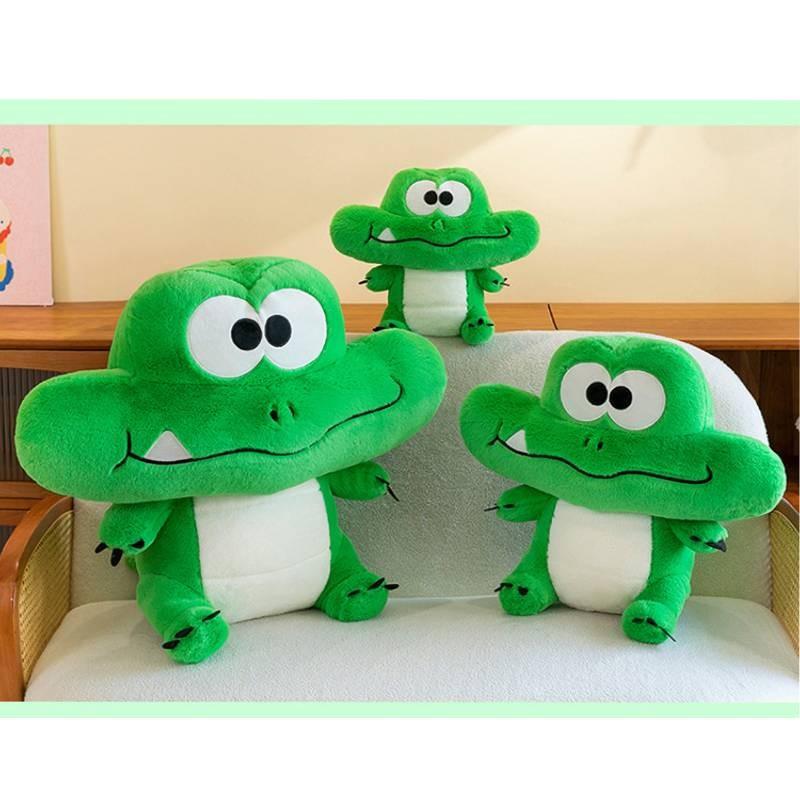 Green Crocodile Plush Toy Cute Soft Doll Children Room Decoration Birthday Gift