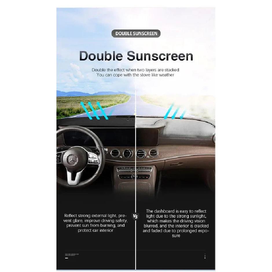 For Mercedes Benz C-Class W202 MK1 1th 1994~2000 Car Dashboard Cover Mat SunShade Pads Interior Carpet Anti-Slip accessories
