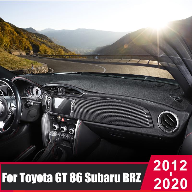 

Для Toyota 86 GT86 Subaru BRZ 2012-2017 2018 автомобильный коврик для приборной панели, коврик для приборной панели, солнцезащитный козырек, ковры