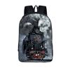 Old-fashioned Steam Train / Locomotive Pattern Backpack for Teenager School Bags Women Rucksack Travel Student Book Bags Gift