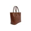 New MICHAEL KORS Leather Tote Bag, Shopping Bag, Handbag Small Women's Caramel 35H1T2JT1C-LUGGAGE