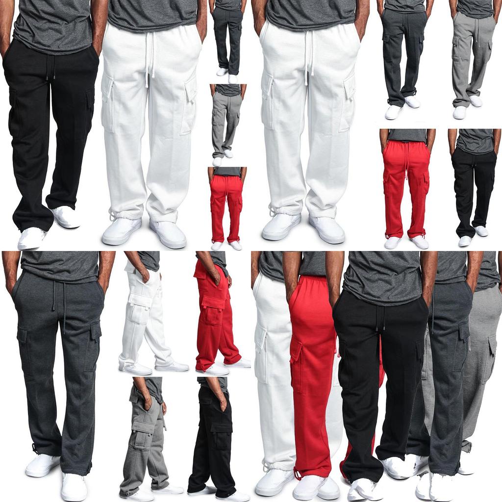 Stylish Mens Sport Pants Long Trousers Comfortable Tracksuit For Casual Workout