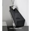 Yamazaki Tower Wall-Mounted Toilet Storage Black W60xD15.7xH14.6cm (with Drywall Screws)