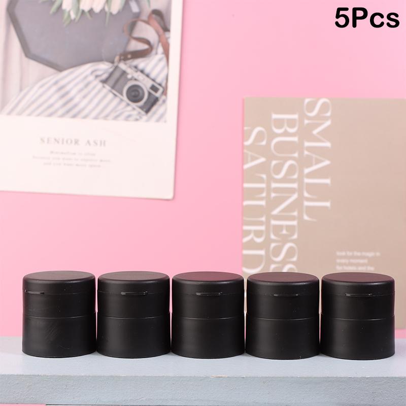 

Косметична баночка для лосьйону з подвійною стінкою, біла, синя, чорна, з прямою стороною, контейнер для крему, багаторазові пляшки для крему для тіла чорний